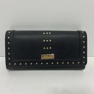 Harrods Black Wallet with Gold Studs***please read***